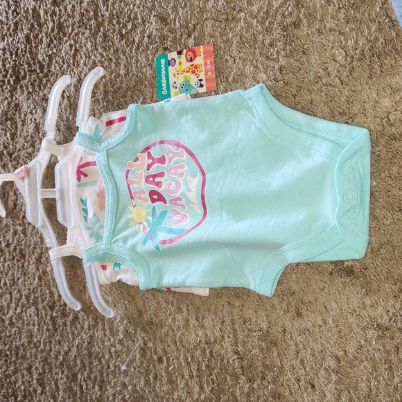 2-pack Baby Girls’ Cami Bodysuits from Garanimals 3-6m - Picture 4 of 5